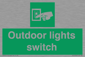 Outdoor lights switch
